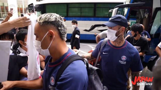 Paris Saint-Germain's travel from Tokyo to Osaka